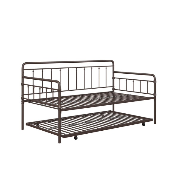 Wallace Metal Daybed & Trundle - Bronze - Twin
