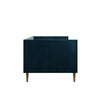 Franklin Mid Century Upholstered Daybed - Blue - Twin