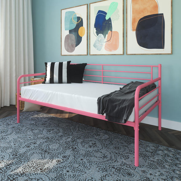 Gray metal daybed discount