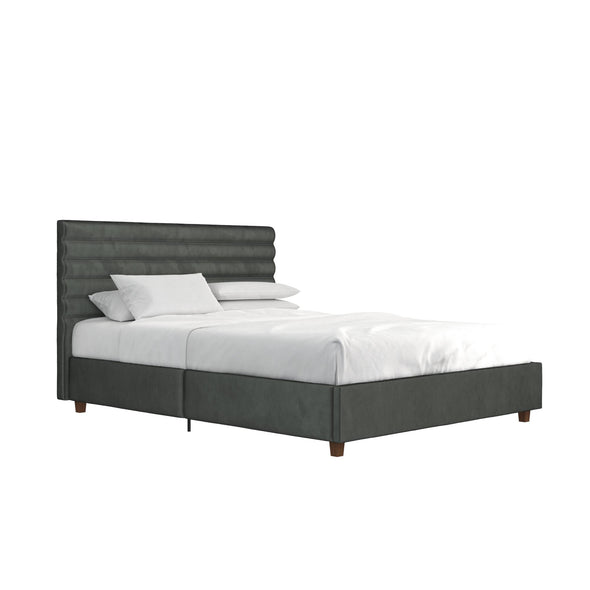 Everest Upholstered Bed - Gray - Full