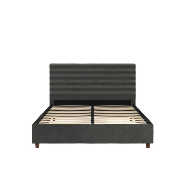 Everest Upholstered Bed - Gray - Full