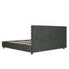 Everest Upholstered Bed - Gray - King