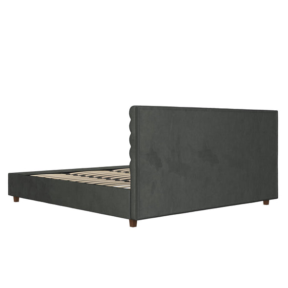 Everest Upholstered Bed - Gray - King