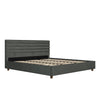 Everest Upholstered Bed - Gray - King