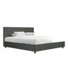 Everest Upholstered Bed - Gray - King