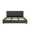 Everest Upholstered Bed - Gray - King