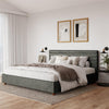 Everest Upholstered Bed - Gray - King