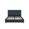 Everest Upholstered Bed - Blue - Queen