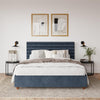 Everest Upholstered Bed - Blue - Queen