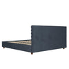 Everest Upholstered Bed - Blue - King