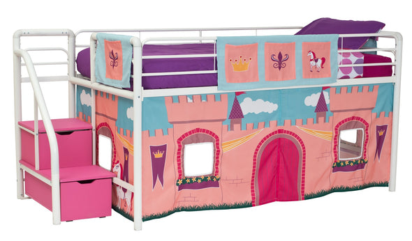 Princess Castle Curtain Set - Pink